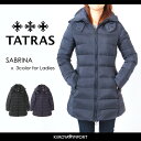 ★TATRAS タトラス レディース★フード付き ミドル丈 ダウンコート ダウンジャケット【SABRINA】【サイズ2(S~M)?5(XL~XXL)】【3カラー】tat-l-o-59-393
