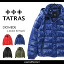 ■TATRAS タトラス メンズ■フード付き ダウンジャケット【DIOMEDE】【サイズ2(S~M)?6(XXL)】【4カラー】tat-m-o-59-288
