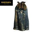 ★DIESEL BLACK GOLD ディーゼル ブラックゴールド レディース★シルク アメリカンスリーブ 総柄 ...