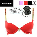 ★DIESEL ディーゼル レディース★Dモチーフメタルチャ...