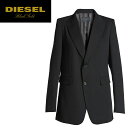 ★DIESEL BLACK GOLD ディーゼル ブラックゴールド レディース★ウール混 ロング丈 2ボタン テーラード ジャケット【GRILLIK】【サイズ36〜42】【2カラー】die-l-o-74-361
