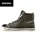 ★DIESEL ディーゼル レディース★本革 レザー スウェ...