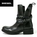 ★DIESEL ディーゼル レディース★牛革 レザー 埋め込...