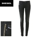 ★DIESEL ディーゼル レディース★ユーズド加工 縦落ち...