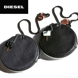 ★DIESEL ディーゼル レディース★本革レザータイプ or デニム生地タイプ バックチャーム コインケース【CHUBBY】【サイズUNI】【2カラー】die-l-a-78-156 《メーカー希望小売価格10584円》