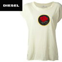 ★DIESEL ディーゼル レディース★バラ フロッキープリ...