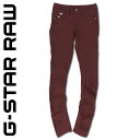★G-Star RAW ジースターロウ レディース★フロントフェイクポケット 3D ストレッチ スキニーパンツ【ARC 3D SUPER SKINNY】【W26】【L32】【ボルドーレッド】gst-l-p-97-358 《メーカー希望小売価格15,120円》