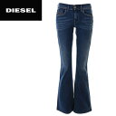 ★DIESEL ディーゼル レディース★ウォッシュ加工 ローウエスト ストレッチ スリム ブーツカット ジーンズ デニム パンツ【LOWLEEH】【W23〜32】【L30】【ミディアムインディゴ】die-l-p-a4-828 《メーカー希望小売価格28,600円》