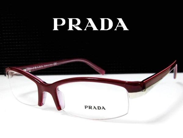 ☆送料無料・税込☆　PRADA　プラダ　メガネフレーム　PR06H 　　70O-101　　レッドピンク 　 　正規品