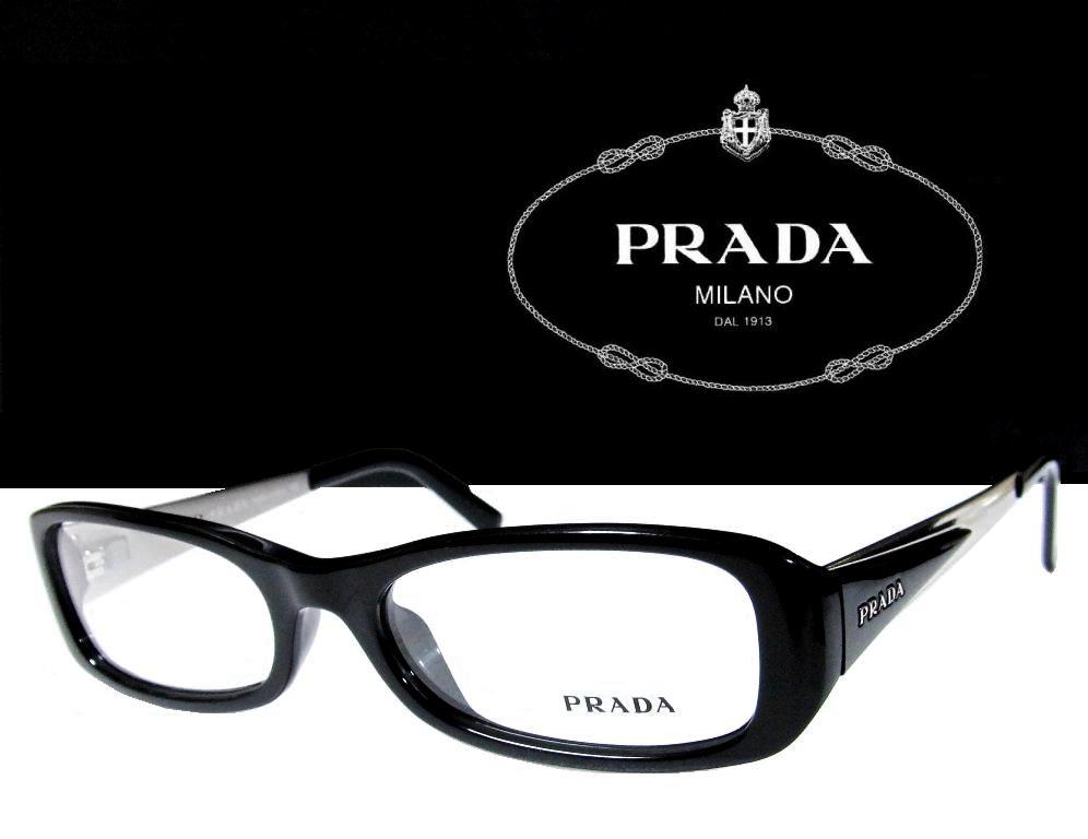 ☆送料無料・税込　【PRADA】　プラダ　メガネフレーム　　VPR09LVA 1AB101 ブラック/シルバー　国内正規品