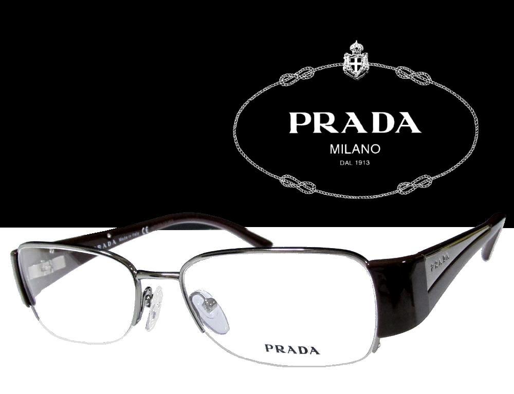 ☆送料無料・税込　【PRADA】　プラダ　メガネフレーム　　PR63IV 　　7N6-1O1 　 グレー/ブラウン 　　国内正規品