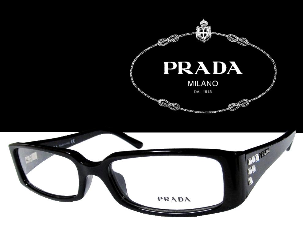 ☆送料無料・税込　【PRADA】　プラダ　メガネフレーム　　PR06LVA 　　 1AB-1O1　　ブラック 　　国内正規品