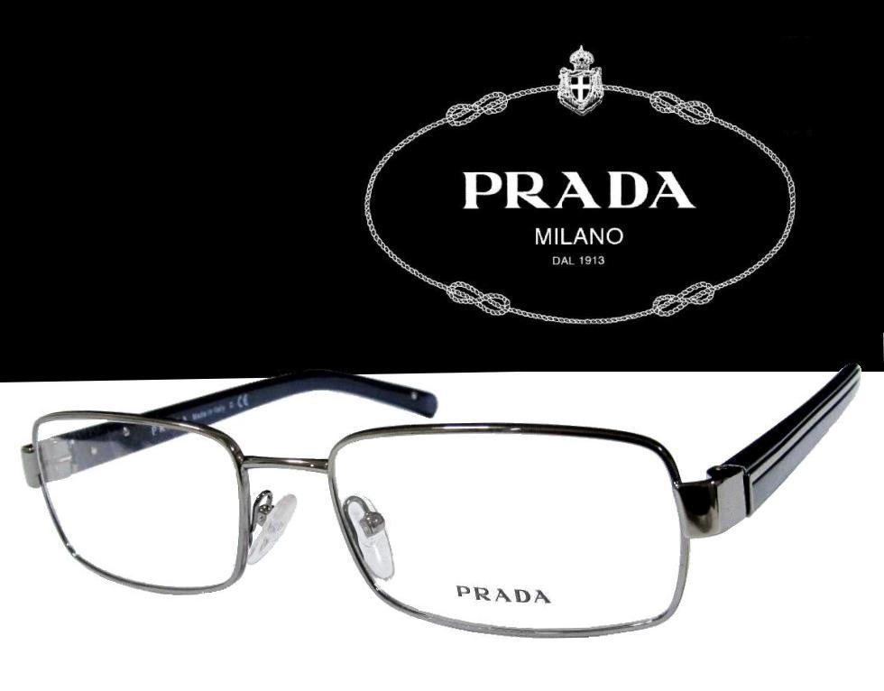 ☆送料無料・税込　【PRADA】　プラダ　メガネフレーム　　PR050MV 　 5AV-1O1 　 ガンメタル/ダークブルー 　　国内正規品