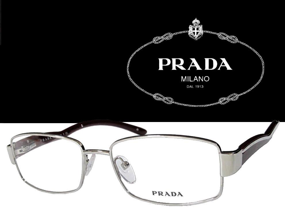 ☆送料無料・税込　【PRADA】　プラダ　メガネフレーム　　PR58MV 1BC-1O1 シルバー/レッド 　国内正規品