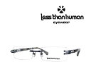 送料無料 【LESS THAN HUMAN】レスザン ヒューマン メガネフレーム re-32 8080 ブルーメタ