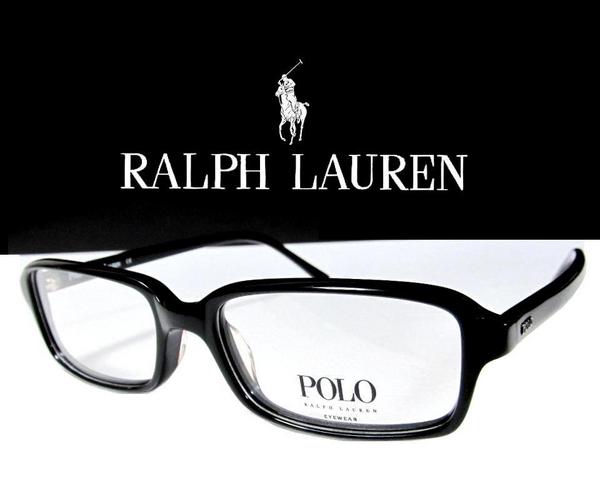 【Polo　 Ralph Lauren】　ポロ　ラルフローレン　　メガネフレーム　　 2022 5001 　ブラック　　国内正規品