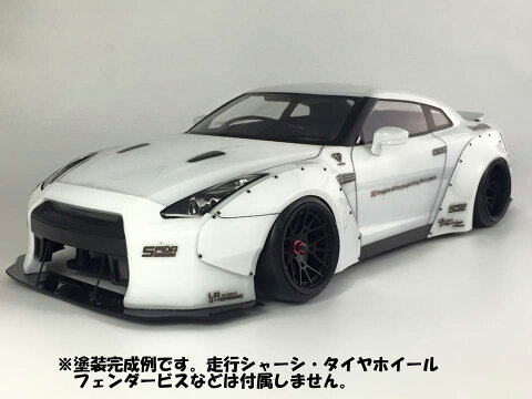 SFIDA 1/10 LB☆WORKS NISSAN R35 GT-R ボディキット(未塗装)+タミヤ NISSAN GT-Rボディセット(未塗装)