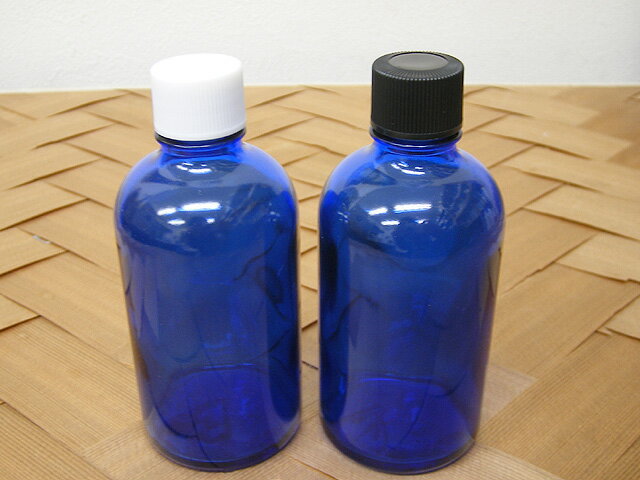 遮光瓶 Tコバルト 100ml キャップ付...:auc-kobin:10000132