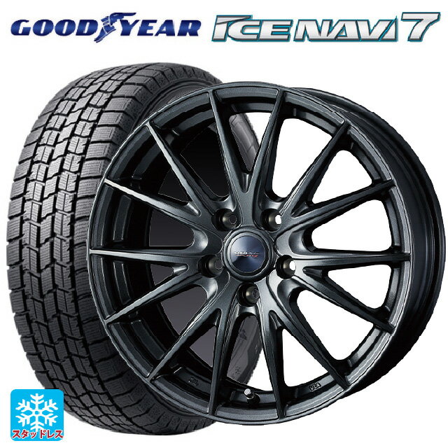 【5/9 20時〜 最大3万円OFFクーポン】トヨタ プリウス(60系)用 195/65R16 92Q グッドイヤー アイスナビ7(限定) # ヴェルバ スポルト2 ディープメタル2 新品スタッドレスタイヤホイール 4本セット