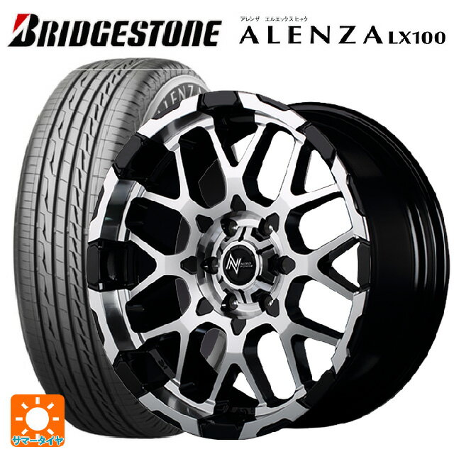【6/22 20時〜 全品P5倍＆クーポン】215/70R16 100H ブリヂストン アレンザLX100 正規品 # エムアイディー ナイトロパワー M28バレット ブラック/ミラーカット 16-7J 国産車用 サマータイヤホイール4本セット