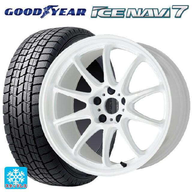 【6/15〜16限定 全品P5倍＆クーポン】トヨタ プリウス(50系)用 215/45R17 87Q グッドイヤー アイスナビ7(数量限定) # ワーク エモーション ZR10 AZW 新品スタッドレスタイヤホイール 4本セット