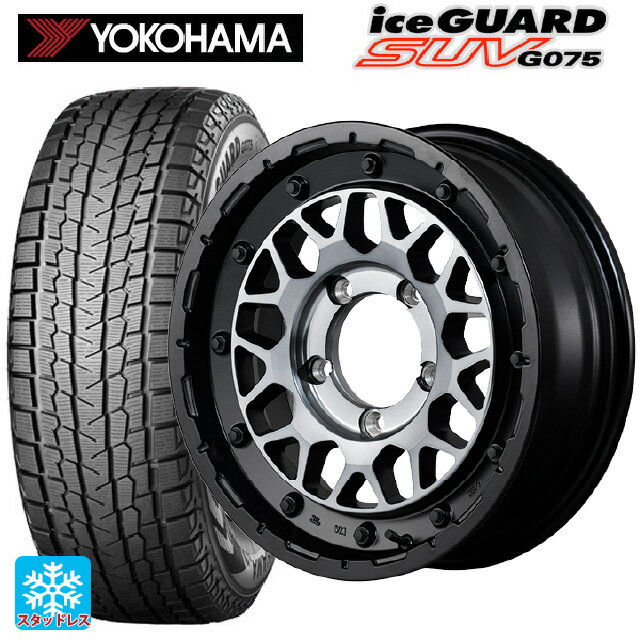 即日発送 スズキ ジムニーシエラ(74系)用 235/70R16 106Q ヨコハマ アイスガードSUV G075 # ナイトロパワー M29 スティンガー バレルブラック 新品スタッドレスタイヤホイール 4本セット