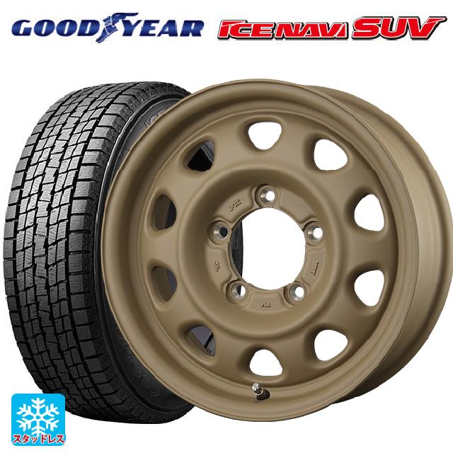 【6/22 20時〜 全品P5倍＆クーポン】スズキ ジムニー(64系)用 2024年製 215/70R16 100Q グッドイヤー アイスナビ SUV トピー ランドフット SWZ CAFE LATTE 新品スタッドレスタイヤホイール 4本セット