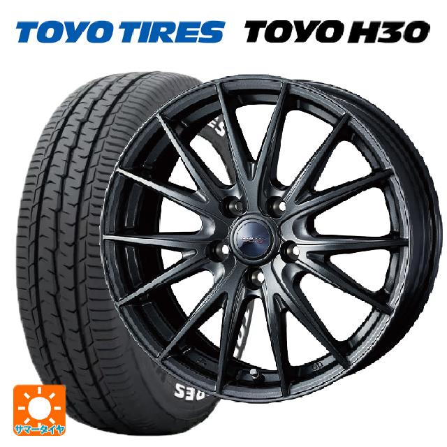 トヨタ ヤリスクロス(10系)用 215/65R16 109/107R トーヨー H30 ホワイトレター ウェッズ ヴェルバ スポルト2 # ディープメタル2 新品サマータイヤホイール 4本セット