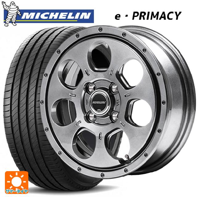 【6/15〜16限定 全品P5倍＆クーポン】ミツビシ デリカミニ(FF車)(B3系)用 165/55R15 79V XL ミシュラン Eプライマシー 正規品 エムアイディー MIDホイール マッドエージェント メタリックグレー 新品サマータイヤホイール 4本セット