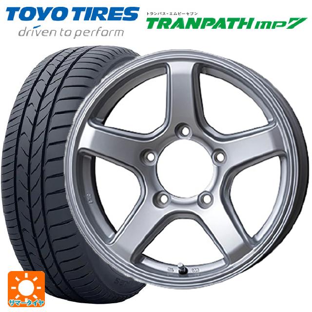 【6/20限定 全品P5倍＆クーポン】スズキ ジムニー(64系)用 215/70R16 100H トーヨー トランパス MP7 トピー ME-A マットシルバー 新品サマータイヤホイール 5本セット
