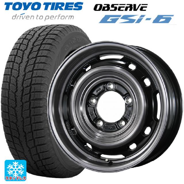 【6/22 20時〜 全品P5倍＆クーポン】スズキ ジムニー(64系)用 215/70R16 100Q トーヨー オブザーブ GSI-6 トピー ランドフット XFG SC/P 新品スタッドレスタイヤホイール 4本セット