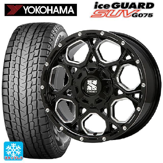 【最大3万円OFFクーポン 6/11 1:59迄】ミツオカ バディ()用 225/70R16 103Q ヨコハマ アイスガードSUV G075 エクストリームJ XJ06 Gloss Black Milled 新品スタッドレスタイヤホイール 4本セット