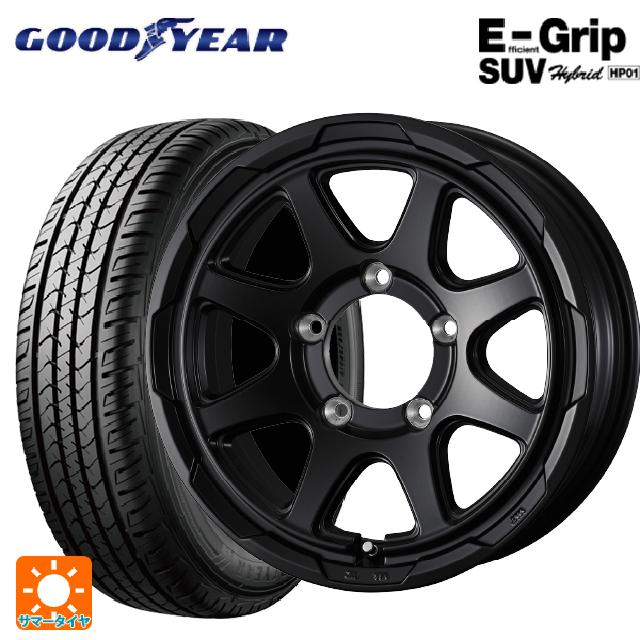 【6/22 20時〜 全品P5倍＆クーポン】スズキ ジムニーノマド(JC74W)用 195/80R15 96H グッドイヤー エフィシェントグリップSUV HP01 # ウェッズ ウェッズ アドヴェンチャー スタットベルグ セミマットブラック 新品サマータイヤホイール 4本セット