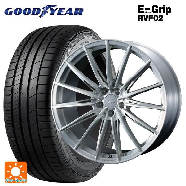 225/45R18 95W XL グッドイヤー エフィシェントグリップ RVF02 ウェッズ エフゼロ FZ-4 BRUSHED 18-7.5J 国産車用 サマータイヤホイール4本セット