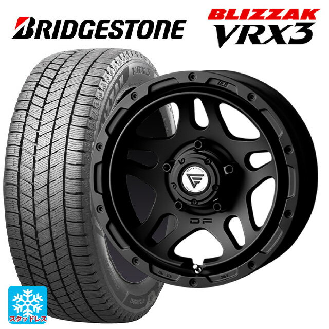 【6/15〜16限定 全品P5倍＆クーポン】スズキ ジムニーノマド(JC74W)用 2024年製 225/70R16 103Q ブリヂストン ブリザック VRX3 正規品 エクシズルライン デルタフォース オーバーランド マットブラック 新品スタッドレスタイヤホイール 4本セット