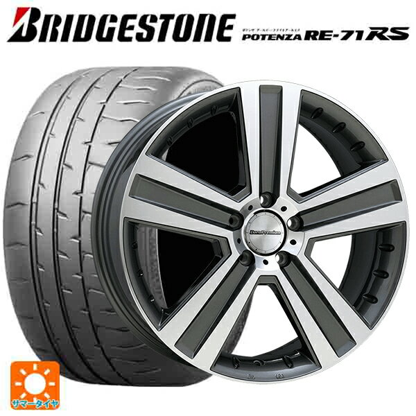 【6/15〜16限定 全品P5倍＆クーポン】メルセデスベンツ Aクラス　AMG(W177)用 245/35R19 93W XL ブリヂストン ポテンザ RE-71RS 正規品 阿部商会 ユーロプレミアム ヴェルナー ガンメタポリッシュ 新品サマータイヤホイール 4本セット