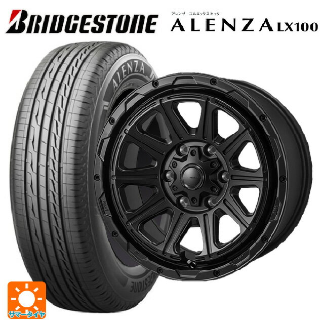 【10/14 20時〜最大3万円OFFクーポン】ミツビシ トライトン(GSRグレード)(LC2T)用 265/65R17 112H ブリヂストン アレンザLX100 正規品 ジャパン三陽 ハイブロック レグルス サテンブラック 新品サマータイヤホイール 4本セット