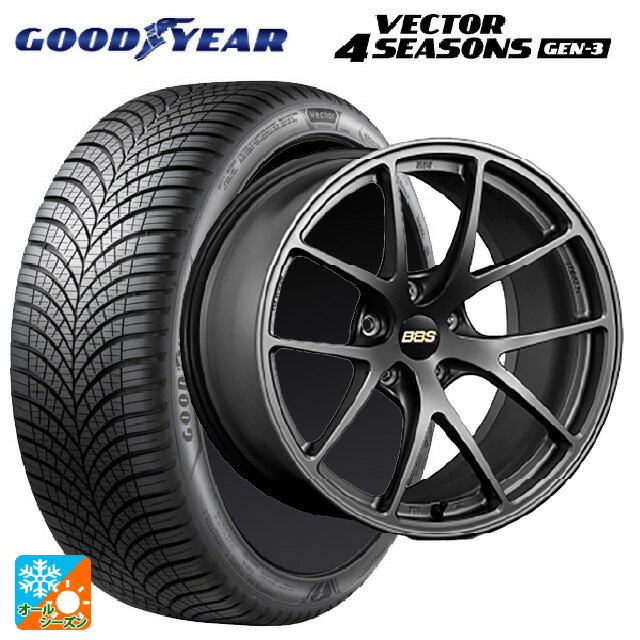 205/50R17 93W XL グッドイヤー ベクター4シーズンズ ジェン3 # BBS RI-A MGR 17-7.5J 国産車用 オールシーズンタイヤホイール4本セット