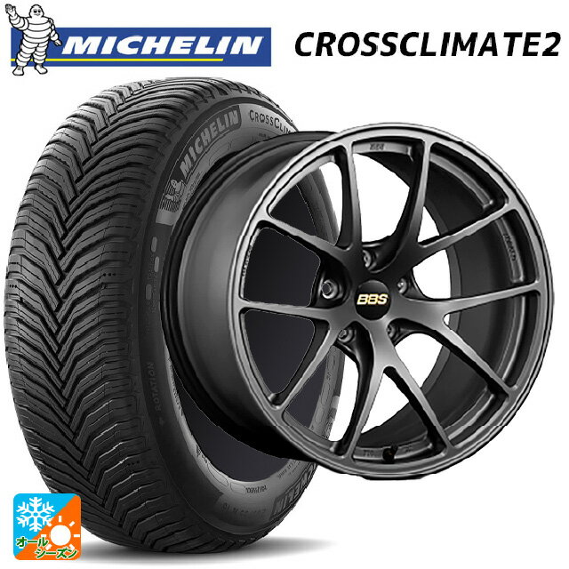 スバル フォレスター(SL系)用 225/55R18 98V ミシュラン クロスクライメイト2 正規品 BBS RI-A MGR 新品オールシーズンタイヤホイール 4本セット