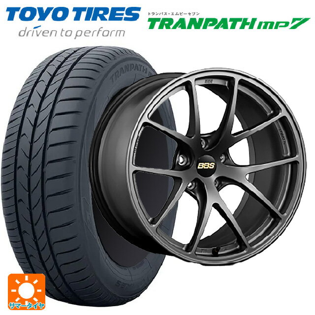 【6/15〜16限定 全品P5倍＆クーポン】スバル フォレスター(SL系)用 225/55R18 98V トーヨー トランパス MP7 BBS RI-A MGR 新品サマータイヤホイール 4本セット