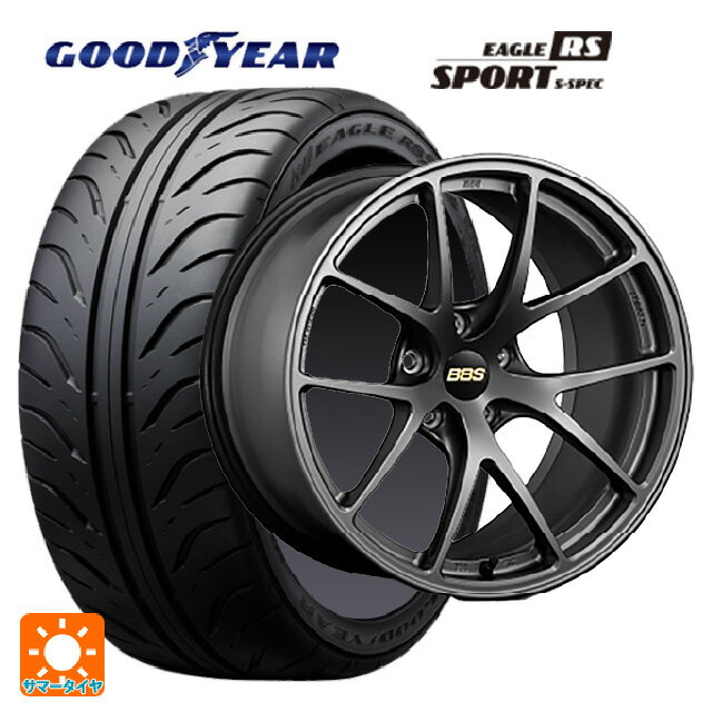 【6/15〜16限定 全品P5倍＆クーポン】トヨタ GRカローラ(4BA-GZEA14H)用 265/35R18 93W グッドイヤー イーグル RS スポーツ S-スペック BBS RI-A MGR 新品サマータイヤホイール 4本セット