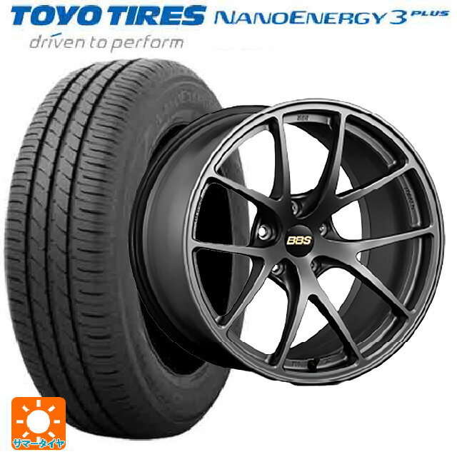 【6/15〜16限定 全品P5倍＆クーポン】スバル BRZ(ZD8)用 215/40R18 85W トーヨー ナノエナジー3プラス BBS RI-A MGR 新品サマータイヤホイール 4本セット