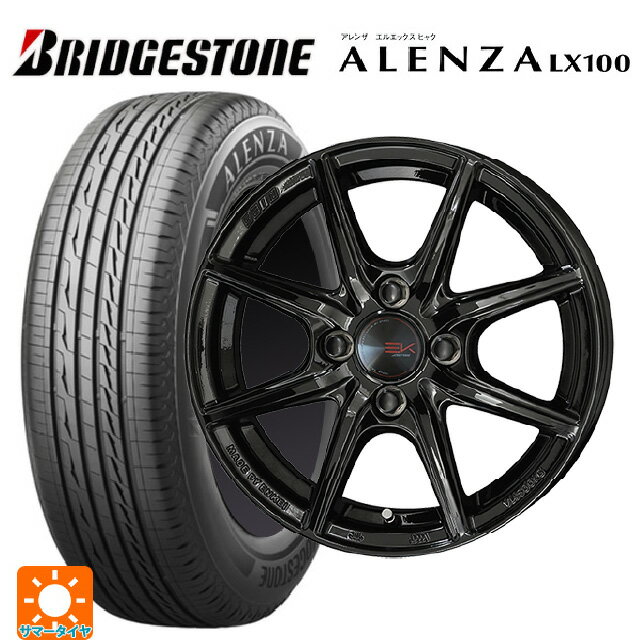 【6/15〜16限定 全品P5倍＆クーポン】215/70R16 100H ブリヂストン アレンザLX100 正規品 # 共豊 ザインEK ソリッドブラック 16-6.5J 国産車用 サマータイヤホイール4本セット