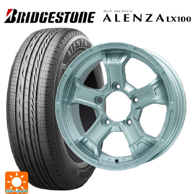【6/22 20時〜 全品P5倍＆クーポン】スズキ ジムニー(64系)用 175/80R16 91S ブリヂストン アレンザLX100 正規品 # ビックウェイ ビーマッド ケー S 新品サマータイヤホイール 5本セット