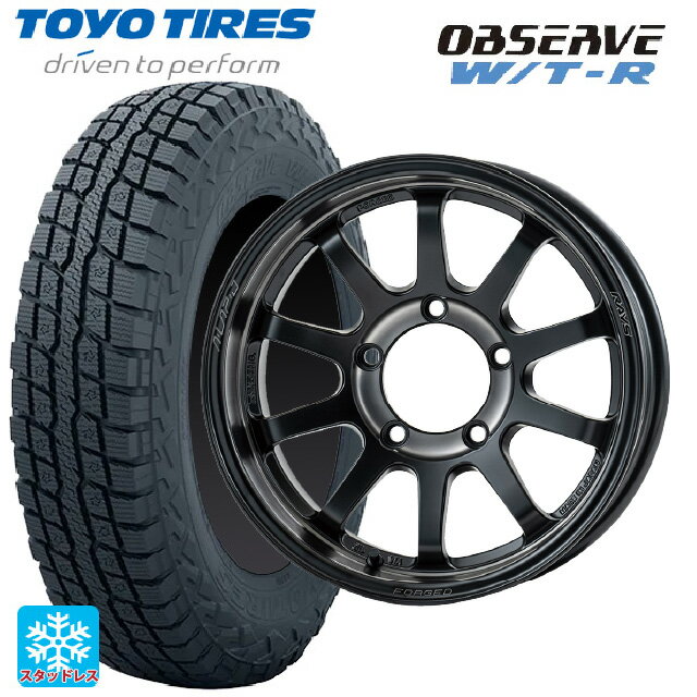 【6/22 20時〜 全品P5倍＆クーポン】スズキ ジムニー(64系)用 185/85R16 105N トーヨー オブザーブ W/T-R レイズ A LAP J 2324 リミテッドエディション # PH 新品スタッドレスタイヤホイール 5本セット