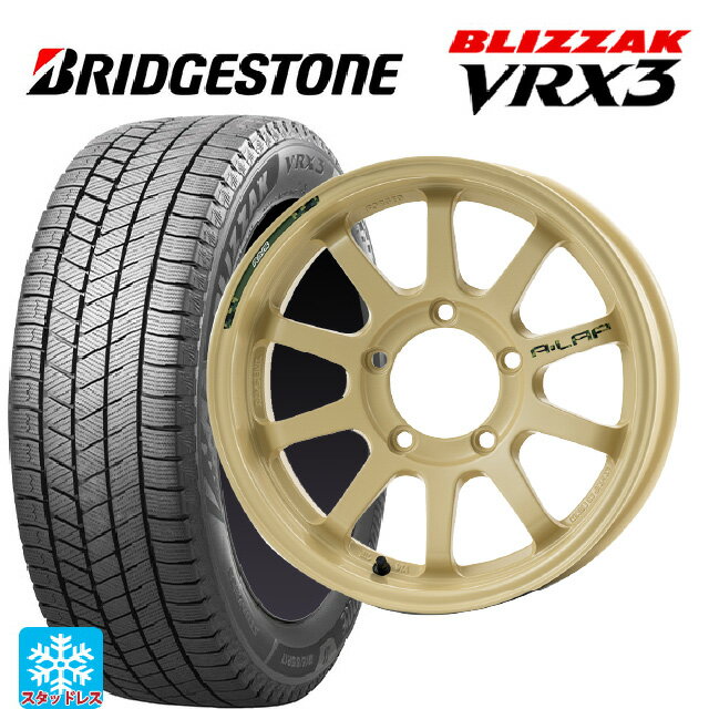 スズキ ジムニーシエラ(74系)用 215/70R16 100Q ブリヂストン ブリザック VRX3 正規品 レイズ A LAP J デザートエディション MI 新品スタッドレスタイヤホイール 4本セット