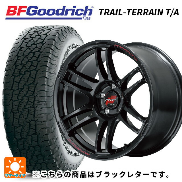 【6/15〜16限定 全品P5倍＆クーポン】スバル フォレスター(SL系)用 225/55R18 102H XL BFグッドリッチ トレイルテレーン T/A ブラックレター 正規品 エムアイディー MIDレーシング R26 クリスタルブラック 新品サマータイヤホイール 4本セット