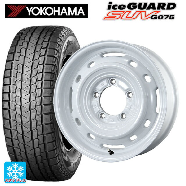 【6/15〜16限定 全品P5倍＆クーポン】スズキ ジムニーシエラ(74系)用 2024年製 235/70R16 106Q ヨコハマ アイスガードSUV G075 トピー ランドフット XFG WH 新品スタッドレスタイヤホイール 4本セット