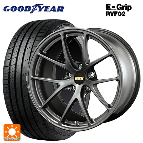【6/15〜16限定 全品P5倍＆クーポン】スバル レヴォーグ(VN系)用 225/45R18 95W XL グッドイヤー エフィシェントグリップ RVF02 BBS RI-A MGR 新品サマータイヤホイール 4本セット