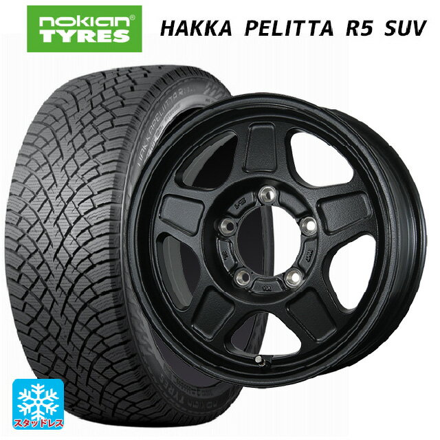 【6/15〜16限定 全品P5倍＆クーポン】スズキ ジムニーノマド(JC74W)用 215/70R16 100R ノキアン ハッカペリッタR5 SUV トピー ランドフット GWD R/B 新品スタッドレスタイヤホイール 5本セット